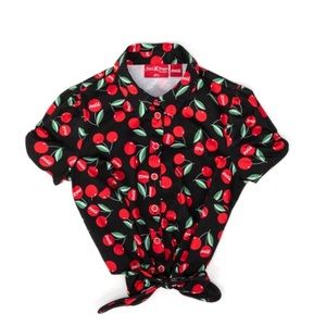 Coca- Cola Bottle Stitch Shoppe Loungefly Top